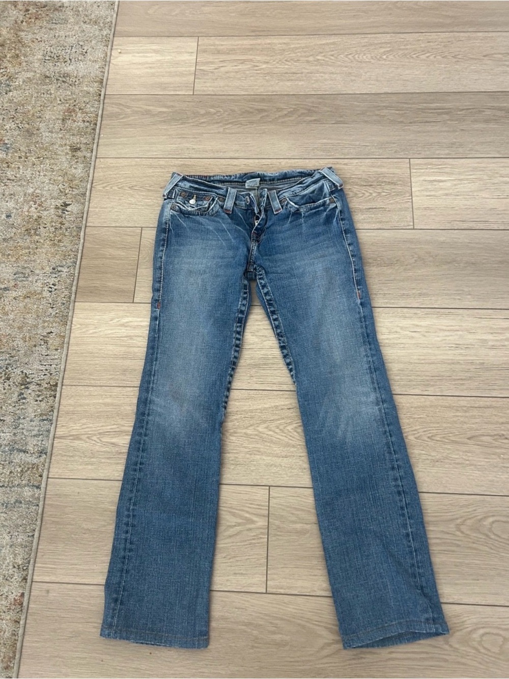 True Religion Women's Medium Blue Bootcut Jeans